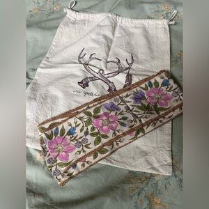 Spell vintage dust bag and floral tie fabric band